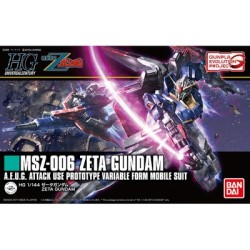 Bandai Gunpla HGUC Zeta Gundam MSZ-006 1:144